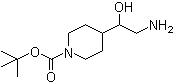 4-(2-Amino-1-hydroxyethyl)-1-piperidinecarboxylic acid 1,1-dimethylethyl ester molecular structure (CAS 301221-57-8)