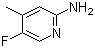 2-Amino-5-fluoro-4-picoline molecular structure (CAS 301222-66-2)