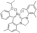 [1,3-Bis(2,4,6-trimethylphenyl)-2-imidazolidinylidene]dichloro(2-isopropoxyphenylmethylene)ruthenium molecular structure (CAS 301224-40-8)