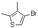 4-Bromo-2,3-dimethylthiophene molecular structure (CAS 30153-46-9)