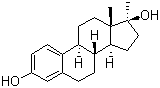 甲雌二醇分子结构 (CAS 302-76-1)