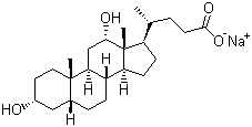 structure of CAS# 302-95-4, Sodium deoxycholate;Deoxycholic acid sodium salt; 3a,12a-Dihydroxy-5b-cholan-24-oic acid sodium salt