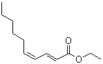 (2E,4Z)-2,4-癸二烯酸乙酯分子结构 (CAS 3025-30-7)