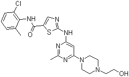 Dasatinib molecular structure (CAS 302962-49-8)