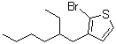 2-Bromo-3-(2-ethylhexyl)thiophene molecular structure (CAS 303734-52-3)