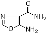 structure of CAS# 30380-27-9, 5-Aminooxazole-4-carboxamide