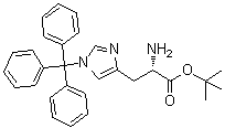 1-(Triphenylmethyl)-L-histidine 1,1-dimethylethyl ester molecular structure (CAS 304698-96-2)