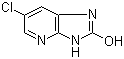 structure of CAS# 304861-88-9, 6-Chloroimidazo[4,5-b]pyridin-2-ol;6-Chloro-1,3-dihydro-2H-imidazo[4,5-b]pyridin-2-one