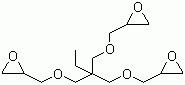 Trimethylolpropane triglycidyl ether molecular structure (CAS 30499-70-8)