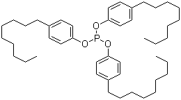 结构式 CAS# 3050-88-2, 三(4-壬基酚)亚磷酸酯; 亚磷酸三(4-壬基苯酯)