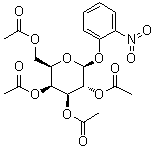 结构式 CAS# 3053-17-6, 邻硝基苯基 2,3,4,6-四-O-乙酰基-beta-D-吡喃半乳糖苷