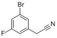 2-(3-Bromo-5-fluorophenyl)acetonitrile molecular structure (CAS 305800-58-2)