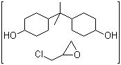 氢化双酚 A 环氧树脂分子结构 (CAS 30583-72-3)