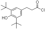 结构式 CAS# 3062-64-4, 3,5-双(叔丁基)-4-羟基苯丙酰氯