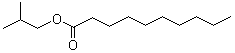 Isobutyl caprate molecular structure (CAS 30673-38-2)