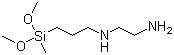 structure of CAS# 3069-29-2, 3-(2-Aminoethylamino)propyl-dimethoxymethylsilane;N-[3-(Dimethoxymethylsilyl)propyl]ethylenediamine