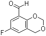 structure of CAS# 306934-87-2, 6-Fluoro-4H-1,3-benzodioxine-8-carbaldehyde