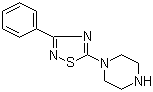 3-Phenyl-5-piperazino-1,2,4-thiadiazole molecular structure (CAS 306935-14-8)