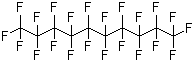 结构式 CAS# 307-45-9, 全氟癸烷