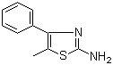 structure of CAS# 30709-67-2, 5-Methyl-4-phenyl-1,3-thiazol-2-amine;2-Amino-5-methyl-4-phenylthiazole; (5-Methyl-4-phenylthiazol-2-yl)amine; 5-Methyl-4-phenyl-2-thiazolamine; NSC 54435