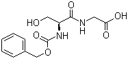 N-(Benzyloxycarbonyl)-L-serylglycine molecular structure (CAS 30735-20-7)