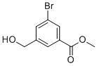 5-Bromo-3-(hydroxymethyl)benzoic acid methyl ester molecular structure (CAS 307353-32-8)