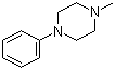 structure of CAS# 3074-43-9, 1-Methyl-4-phenylpiperazine