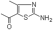 structure of CAS# 30748-47-1, 2-Amino-4-methyl-5-acetylthiazole;1-(2-Amino-4-methyl-1,3-thiazol-5-yl)ethanone