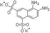 5,6-Diamino-1,3-naphthalenedisulfonic acid dipotassium salt molecular structure (CAS 307495-30-3)