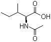结构式 CAS# 3077-46-1, N-乙酰-L-异亮氨酸