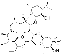 Azithromycin B molecular structure (CAS 307974-61-4)
