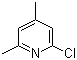 2-Chloro-4,6-dimethylpyridine molecular structure (CAS 30838-93-8)