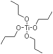 Titanium propoxide molecular structure (CAS 3087-37-4)