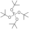 结构式 CAS# 3087-39-6, 四叔丁基钛酸酯