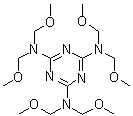 N,N,N',N',N'',N''-Hexamethoxymethylmelamine molecular structure (CAS 3089-11-0)