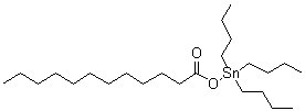 Tributyltin monolaurate molecular structure (CAS 3090-36-6)