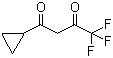结构式 CAS# 30923-69-4, 1-环丙基-4,4,4-三氟-1,3-丁二酮