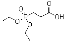 结构式 CAS# 3095-96-3, 3-(二乙氧基氧膦基)丙酸
