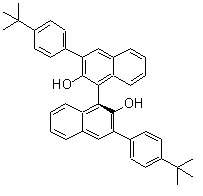structure of CAS# 309934-84-7, (1S)-3,3'-Bis[4-(1,1-dimethylethyl)phenyl][1,1'-binaphthalene]-2,2'-diol