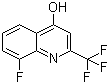 8-Fluoro-2-(trifluoromethyl)quinolin-4-ol molecular structure (CAS 31009-31-1)