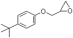 4-叔丁基苯基缩水甘油醚分子结构 (CAS 3101-60-8)