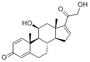 Desonide 16-Ene Impurity molecular structure (CAS 3103-17-1)