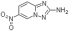 结构式 CAS# 31040-15-0, 6-硝基-[1,2,4]三唑并[1,5-a]吡啶-2-胺