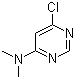 structure of CAS# 31058-83-0, 4-Chloro-6-(dimethylamino)pyrimidine;6-Chloro-N,N-dimethylpyrimidin-4-amine; N-(6-Chloro-4-pyrimidinyl)-N,N-dimethylamine