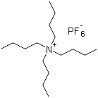 Tetrabutylammonium hexafluorophosphate molecular structure (CAS 3109-63-5)