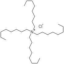 结构式 CAS# 3125-07-3, 四辛基氯化铵
