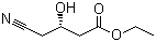 Ethyl (S)-4-cyano-3-hydroxybutyrate molecular structure (CAS 312745-91-8)