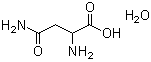 结构式 CAS# 3130-87-8, DL-天冬酰胺一水物; DL-天门冬酰胺一水物