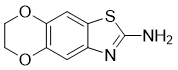 6,7-Dihydro[1,4]dioxino[2,3-f][1,3]benzothiazol-2-amine molecular structure (CAS 313223-82-4)