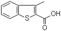 3-Methylbenzo[b]thiophene-2-carboxylic acid molecular structure (CAS 3133-78-6)
